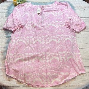 NWT Echo Design Pink Pattern Dress sz M